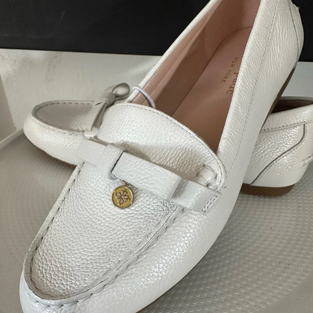 🆕Kate Spade DESI Bow Leather Loafers